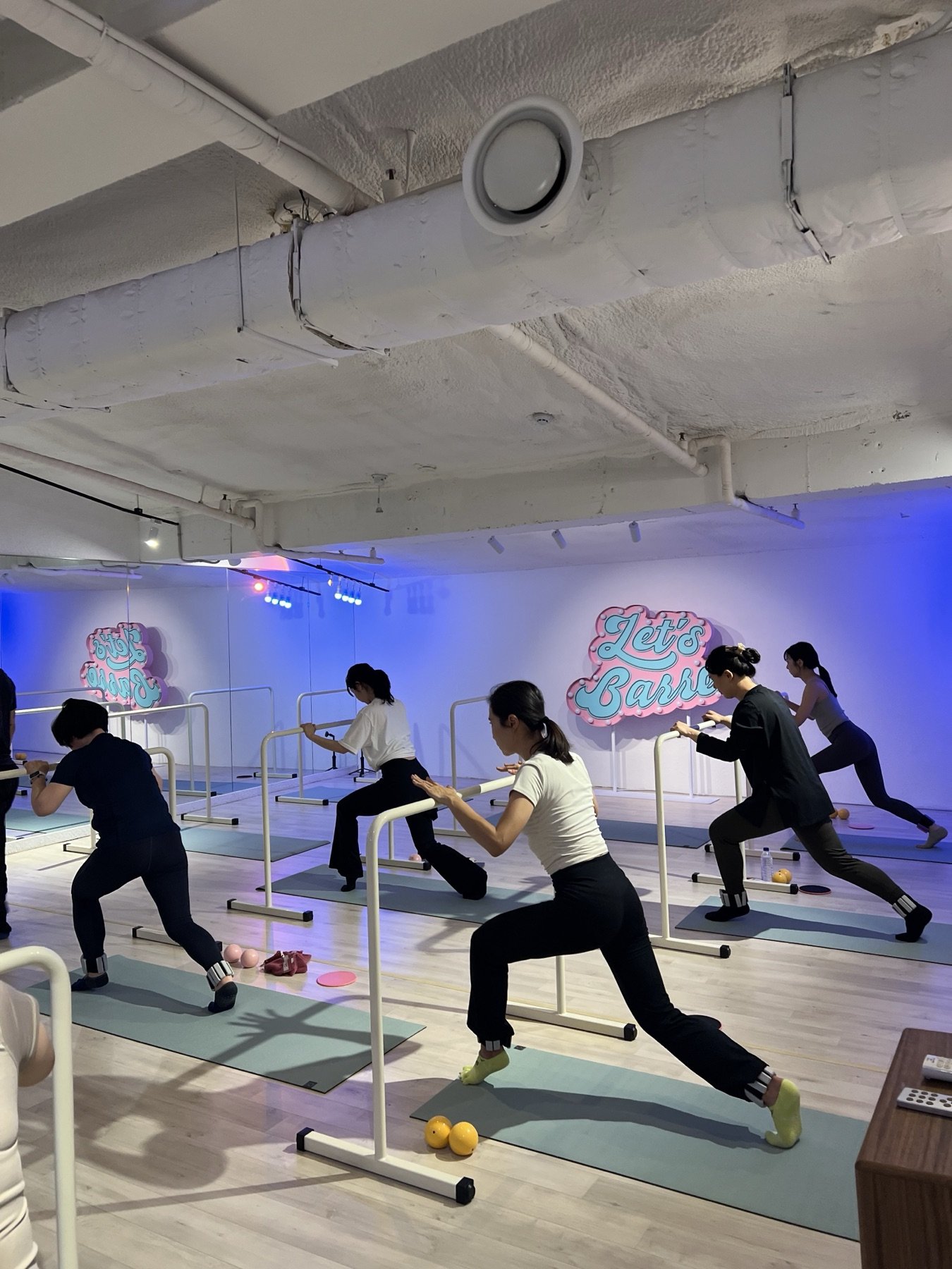 렛츠바레 회원들의 바레 클래스